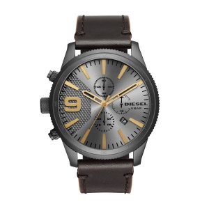 Diesel DZ4467 Watch Strap Brown Leather