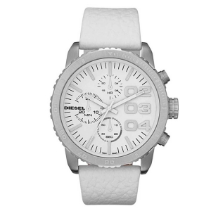 Diesel DZ5330 Watch Strap White Leather