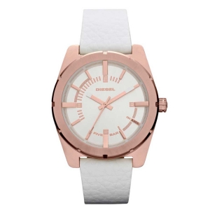 Diesel DZ5342 Watch Strap White Leather