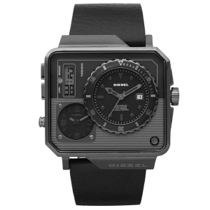 Diesel DZ7241 Watch Strap Black Leather