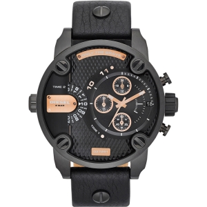 Diesel DZ7291 Watch Strap Black Leather