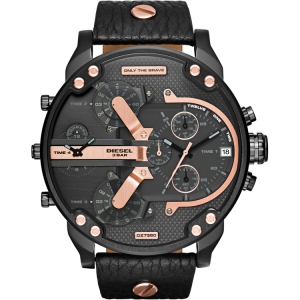 Diesel DZ7350 Watch Strap Black Leather