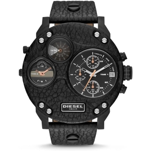 Diesel DZ7354 Watch Strap Black Leather