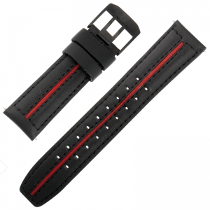 Luminox 9220 9240 9270 F-22 Raptor Watch Strap Black Leather - FE.9200.21TIB