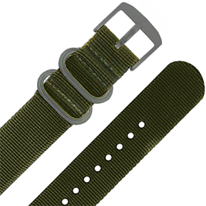 Luminox 8817, 3050, 3060, 3080, 3090, 3150, 3950 ZULU Strap Army Green Nylon 23mm - FN.8800.60