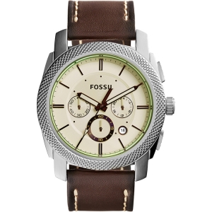 Fossil FS5108 Watch Strap Brown Leather