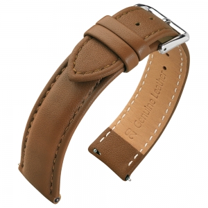Nappa Calf Skin Watch Strap Chestnut