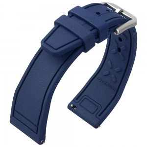 IWC Style Watch Strap FKM Rubber Blue