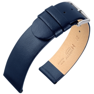 Hirsch Scandic Watch Band Calf Skin Blue