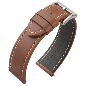 Calf Skin Watch Strap Brown