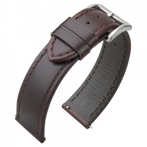 Watch Strap Calf Skin Dark Brown