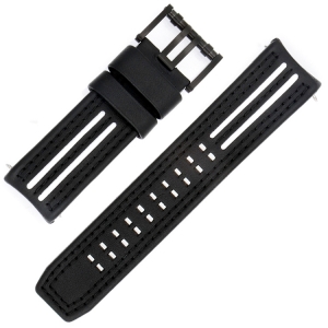 Luminox Tony Kanaan Models 1146/1147 Watch Strap Black and White Leather 26mm - FE.1140.21B