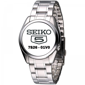 Seiko 5 Watch Strap 7S26-01V0 Type 2 Stainless Steel 18mm
