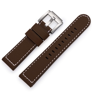 Marc Coblen / TW Steel Watch Strap Brown Leather 22mm