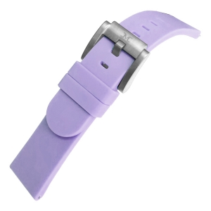 Marc Coblen / TW Steel Silicone Watch Strap Pastel Lavender 22mm