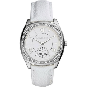 Michael Kors MK2385 Watch Strap White Leather