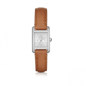 Michael Kors MK2412 Watch Strap Brown Leather