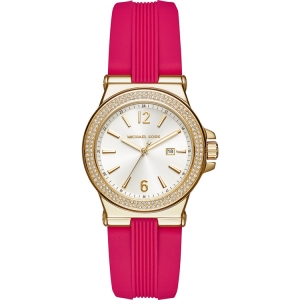 Michael Kors MK2488 Watch Strap Pink Rubber