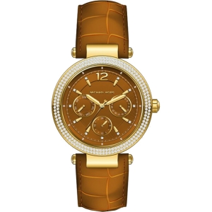 Michael Kors MK2546 Watch Strap Brown Leather