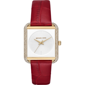 Michael Kors MK2623 Watch Strap Red Leather