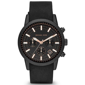 Michael Kors MK8317 Watch Strap Black Rubber