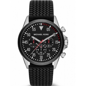 Michael Kors MK8334  Watch Strap Black Rubber