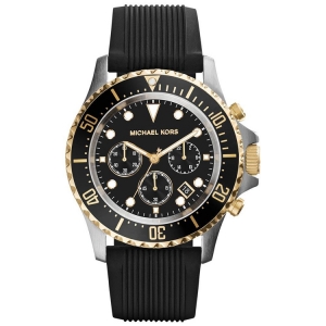 Michael Kors MK8366 Watch Strap Black Rubber