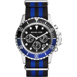 Michael Kors MK8398 Watch Strap Bleu Nylon