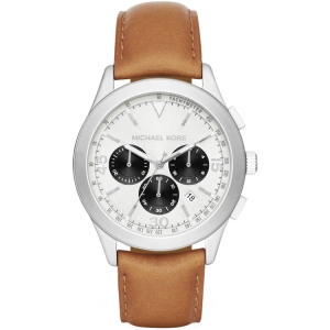 Michael Kors MK8470 Watch Strap Brown Leather