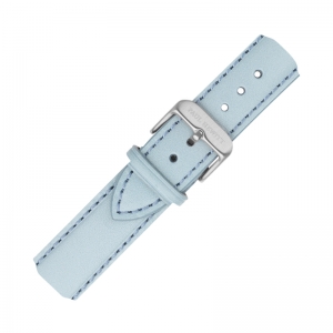 Paul Hewitt Leather Watch Strap Light Blue with Steel Buckle 20mm