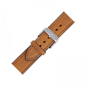 Paul Hewitt Leather Watch Strap Lightbrown with Steel Buckle 20mm