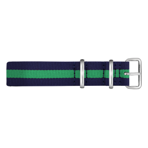 Paul Hewitt NATO Watch Strap Navyblue Green with Steel Buckle 20mm