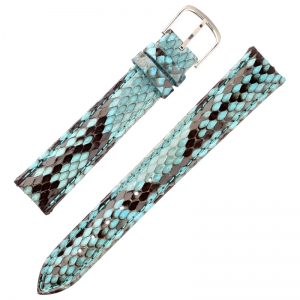 Pitone Real Python Skin Watch Strap Blue