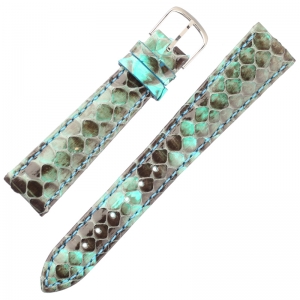 Pitone Real Python Skin Watch Strap Sky Blue