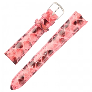 Pitone Real Python Skin Watch Strap Pink