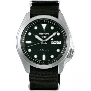 Seiko 5 Sports Watch Strap SBSA057 Black Nato (Nylon) 20mm