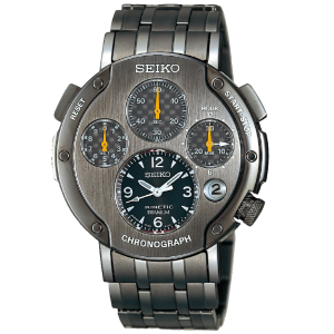 Seiko Kinetic Chronograph Watch Strap SBXZ003 / SLQ005 Titanium
