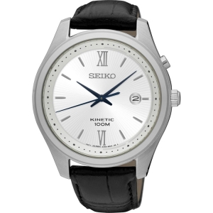 Seiko Kinetic Watch Strap SKA771 Black Leather 20mm