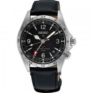 Seiko Prospex Alpinist GMT Watch Strap SPB379 Black Leather 20mm