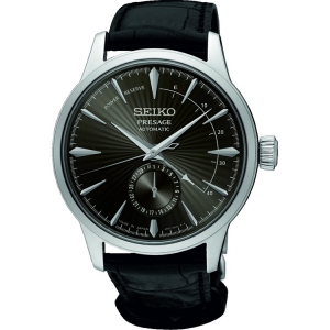Seiko Presage Automatic Watch Strap SSA345 Black Leather