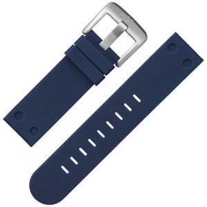 TW Steel Watch Band Dark Blue Rubber 24 mm