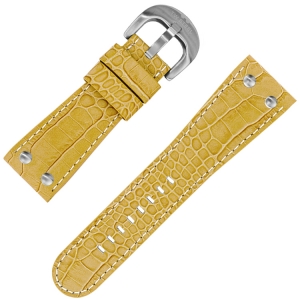 TW Steel Goliath Watch Strap Beige Croco Calf Skin 26mm