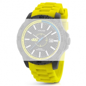 TW Steel VR1 Valentino Rossi VR|46 Watch Strap - Yellow Rubber 20mm