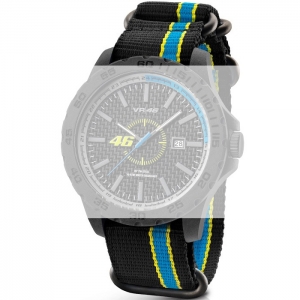 TW Steel VR10 Valentino Rossi VR|46 Watch Strap - Black Nylon 22mm