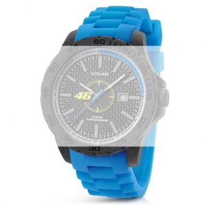 TW Steel VR5 Valentino Rossi VR|46 Watch Strap - Blue Rubber 20mm