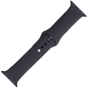 Apple Watch Strap Black Silicone Rubber