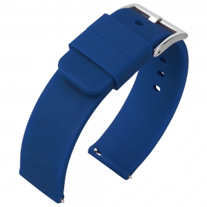 Silicone Rubber Watch Strap Blue