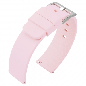 Silicone Rubber Watch Strap Pink