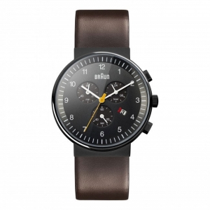 Braun BN0035BKBRG Watch Strap Brown Leather