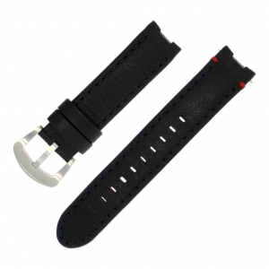 Buddha to Buddha Watch Strap for Accelerator BTB.F.R 39mm Watches - Black Leather 18mm